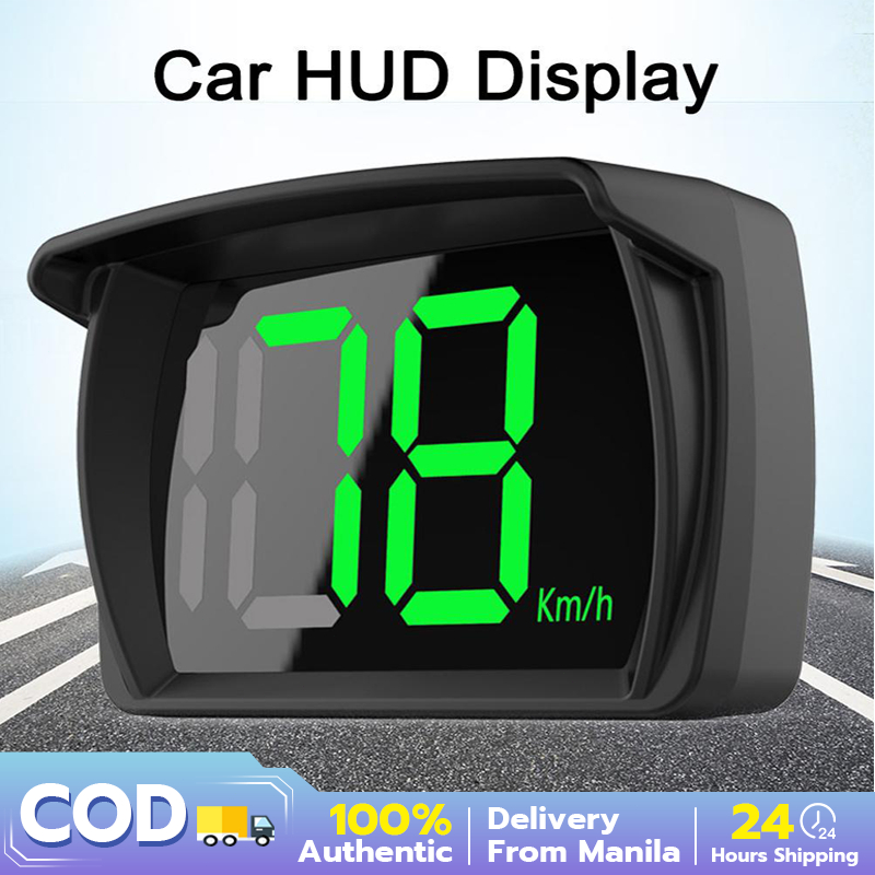 thumbnail image 2 of Car HUD Headup Display KM/H MPH GPS Digital Speedometer With LED Large Font Display I.1142674555 2 of 14