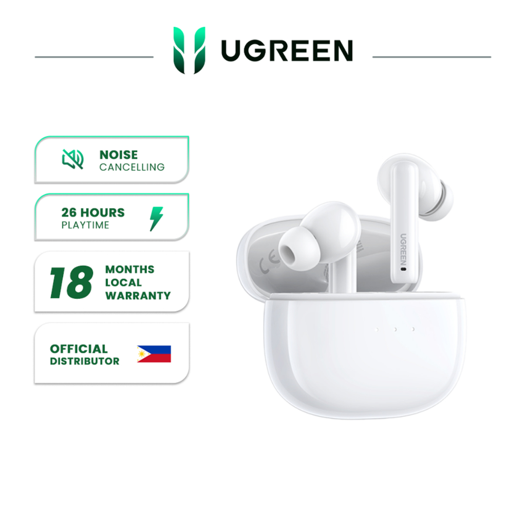UGREEN HiTune T3 Active NoiseCancelling Wireless Earbuds PH Shopee