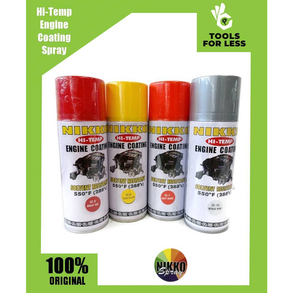 Nikko Hi-Temp Engine Coating Spray 400cc | Shopee Philippines