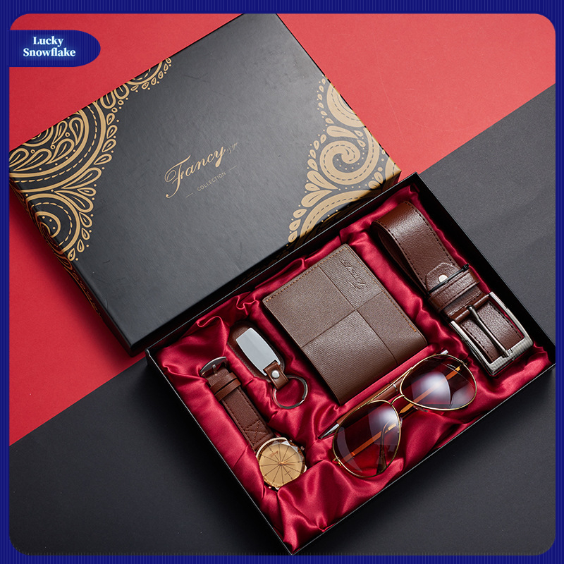 Men's Gift Set Watch Pen Purse Key Chain Father's Day Present For My