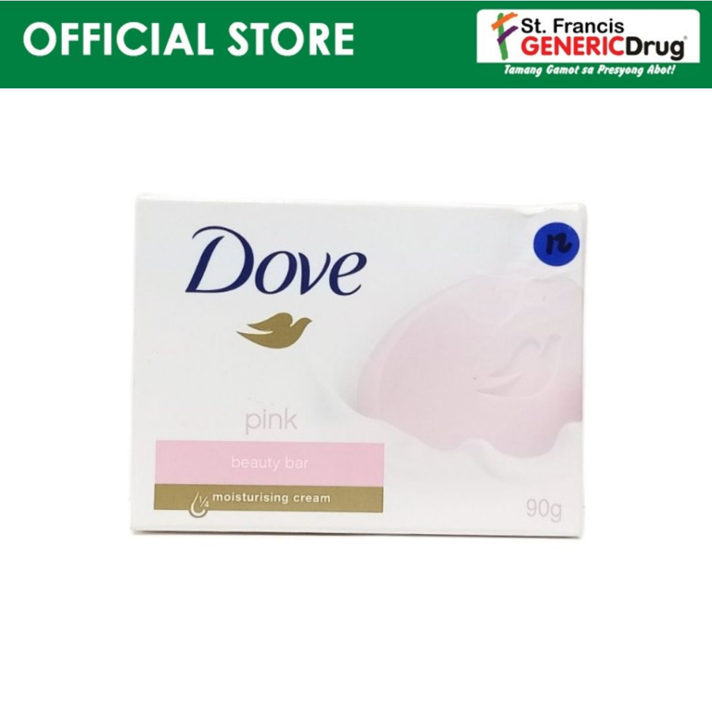 Dove Pink Beauty Bar With Moisturizing Cream 90g Shopee Philippines