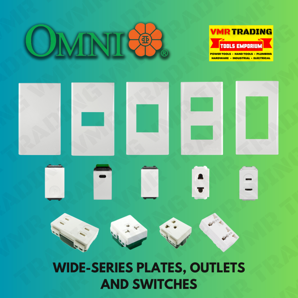 OMNI WideSeries Plates, Outlets & Switches (VMR TRADING) Shopee