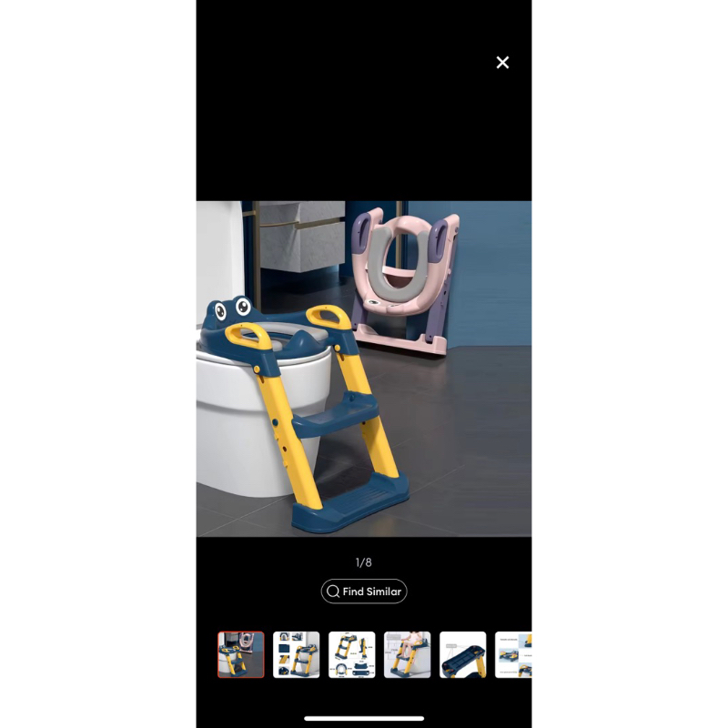 Toilet Ladder Folding Children's Potty Training Toilet Urinal Chair