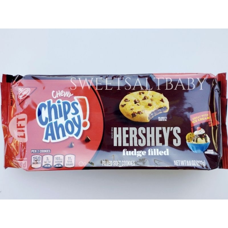 Chewy Chips Ahoy Hershey's Fudge Filled (272g) Shopee Philippines