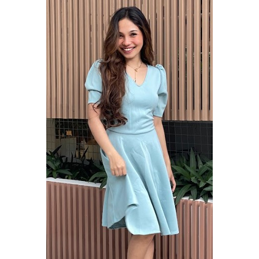 PASTEL COLORS NURSING WEAR SEMI FORMAL DRESS LUZ/PARTY DRESS/WEDDING  ATTIRE/BAPTISMAL ATTIRE | Shopee Philippines