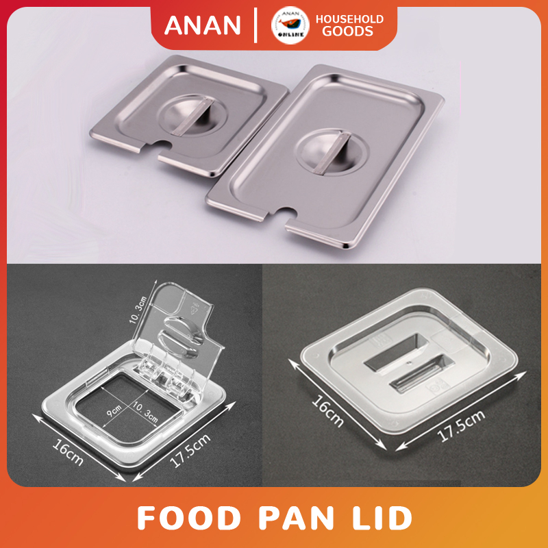 Acrylic Sinker Container Stainless Steel Lid Food Pans Cover For Pearl ...