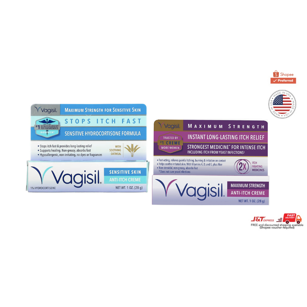 Vagisil Maximum Strength AntiItch Creme, Yeast Infection Sensitive