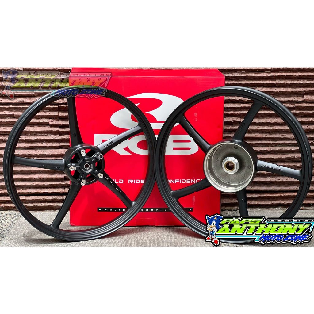 RCB Mags RB5 (5Sspokes) 5Holes Size 1.40/1.60 R17 CLICK125/150i ...