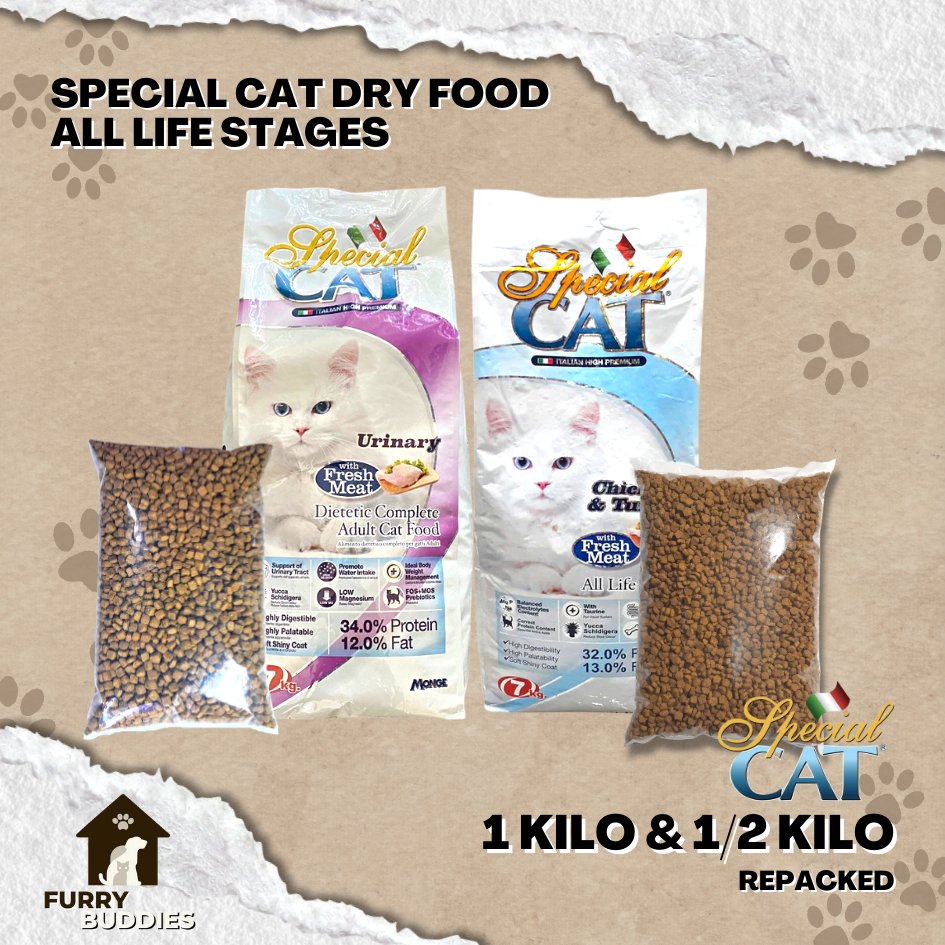 SPECIAL CAT DRY FOOD 1 KILO 1 2 KILO REPACKED