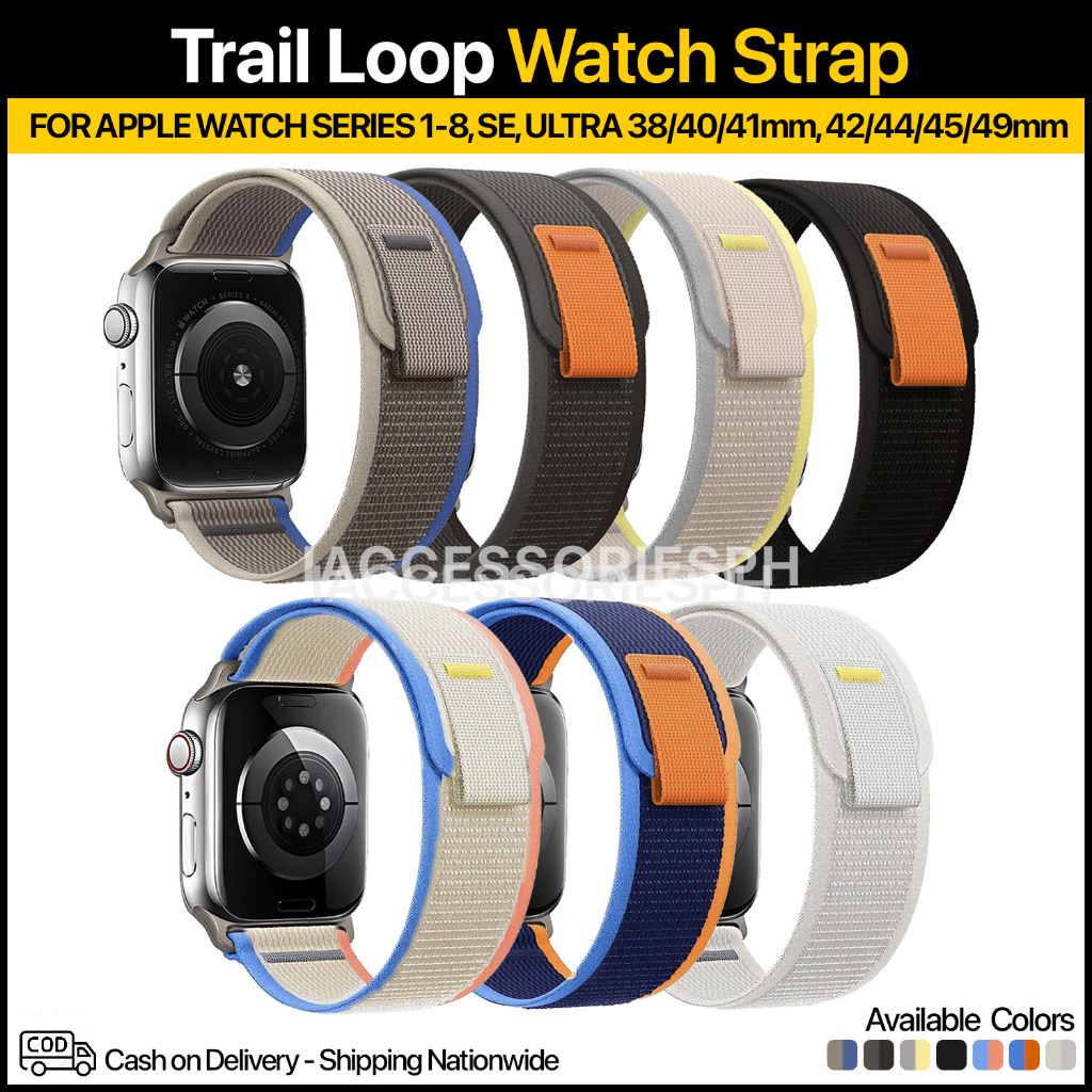 Trail Loop Strap for Apple Watch Series 1 2 3 4 5 6 7 8 SE Ultra 38mm ...