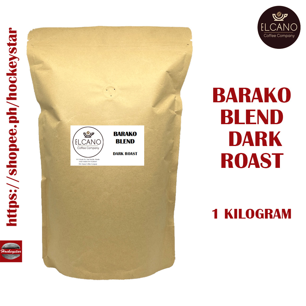 1 Kg Barako Blend Dark Roast Coffee Beans 1 Kilogram Elcano Coffee Kape