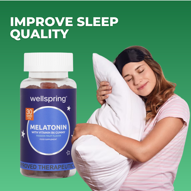 Anti-Stress Wellspring Melatonin for Anxiety Tiredness and Irritability ...