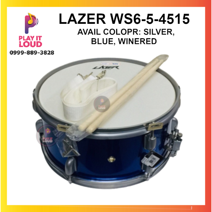 LAZER WS654515 SNARE DRUM Shopee Philippines