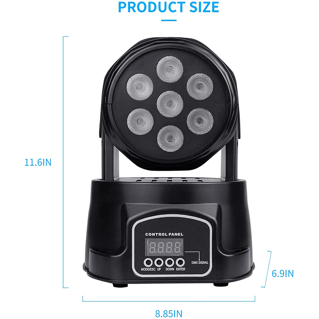 RGBW Effect 7*10w Dj Led 5r Beam 100w Sharpi Moving Head Light (LM-70S ...