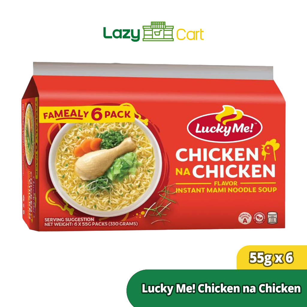 Lazycart Lucky Me Instant Noodles 6pcs 55g Shopee Philippines