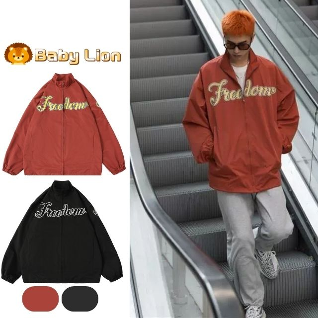 American Embroidered Varsity Jacket Men's Autumn Baseball Uniform Stand ...