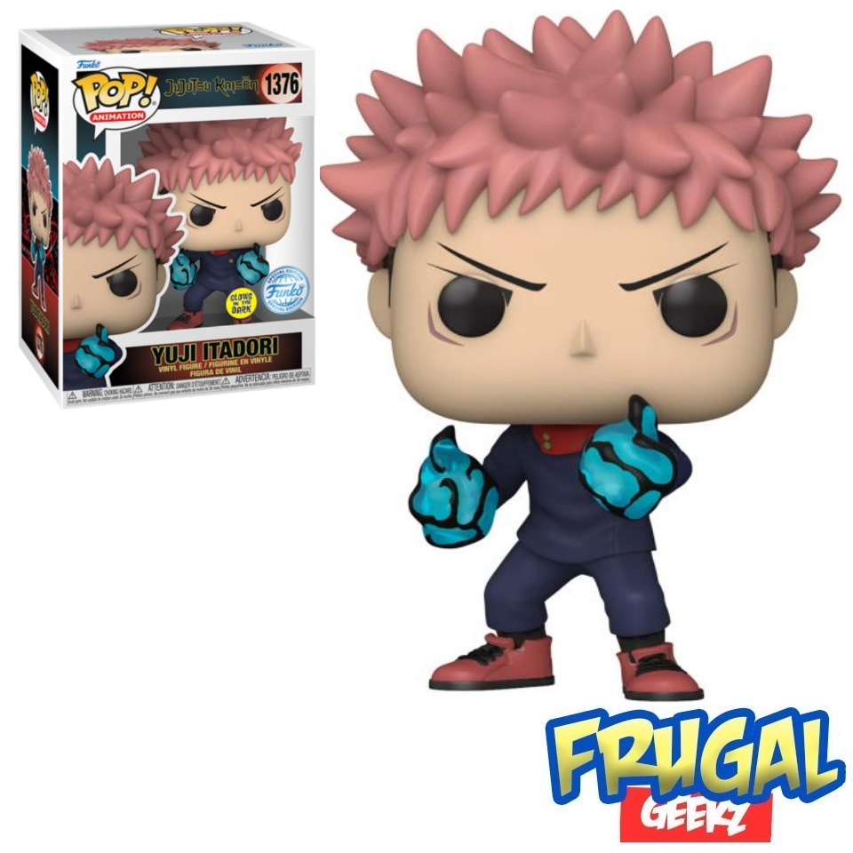 Funko Pop! Anime: Jujutsu Kaisen - Yuji Itadori Divergent GITD Special ...