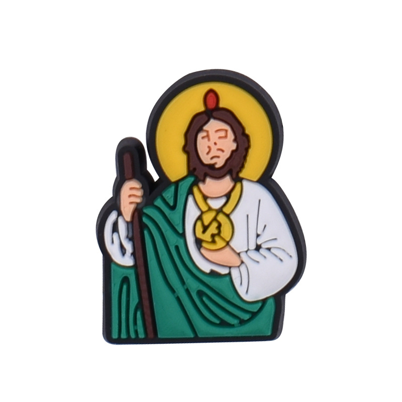 religion 8pcs set Shoe charms jibbitz Crocs Shoe Accessories Cartoon