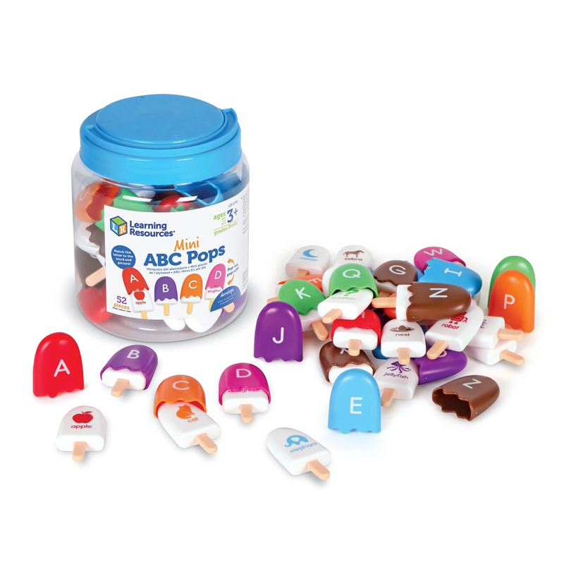 Learning Resources Mini ABC Pops, 52 Pieces, Ages 3+ | Shopee Philippines