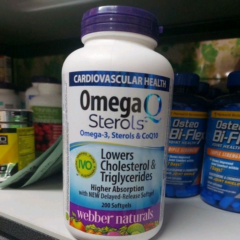 ber Naturals Omega3 CoQ10 With Plant sterols (200 Softgels