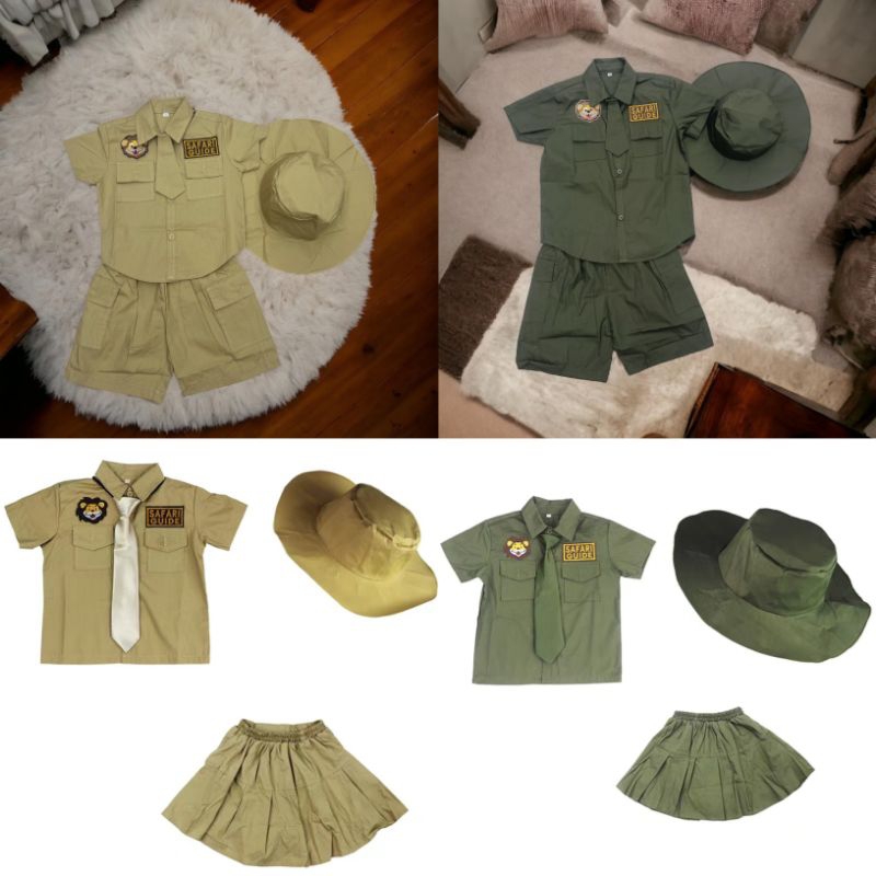 zookeeper costume jungle safari guide outfit for baby boys, 6month to