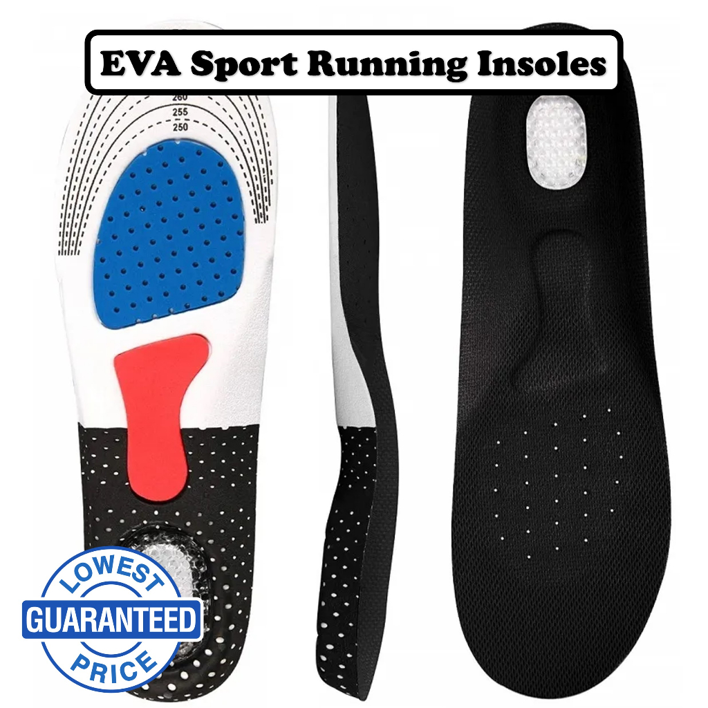 EVA Sport Running Silicone Gel Insoles Orthotic arch support Unisex ...
