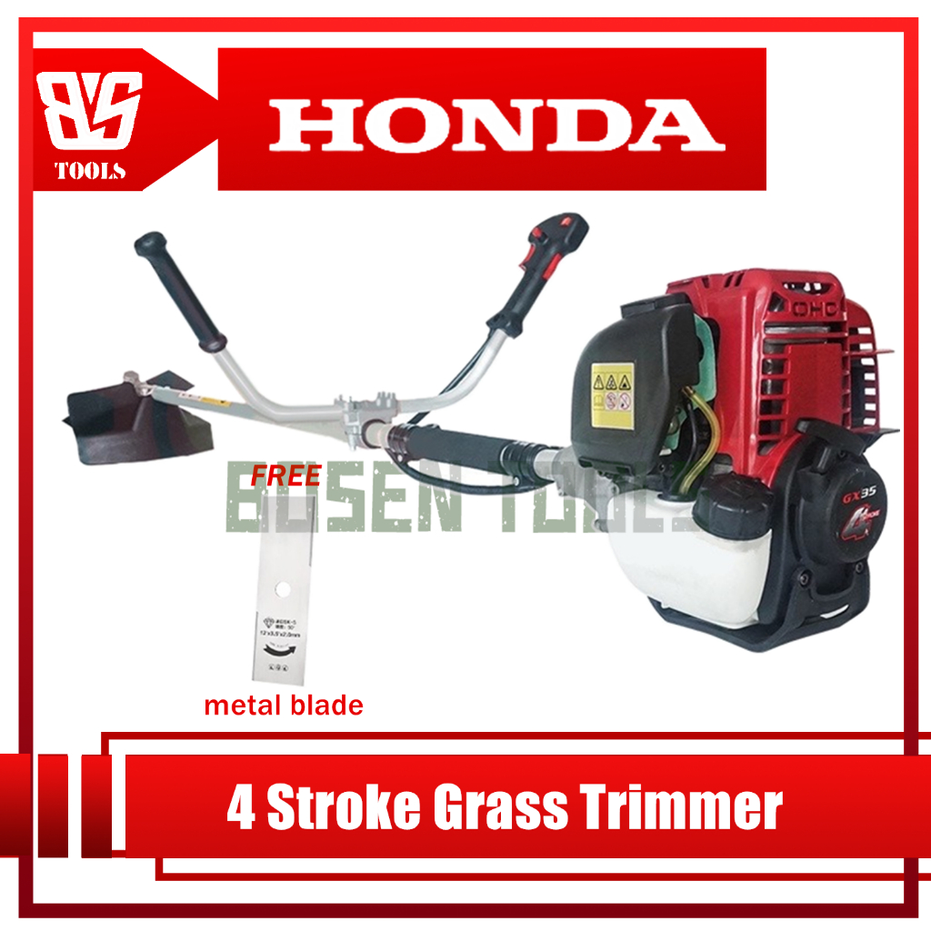 Honda Grass Trimmer 4 Stroke Brush Cutter Tiller Attachment With Big ...