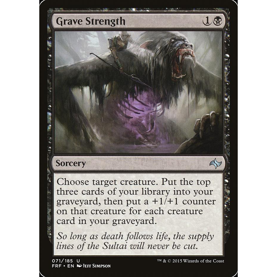 Magic the Gathering | Grave Strength | Shopee Philippines
