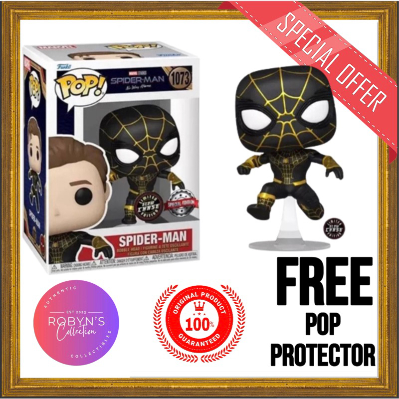 Pop Marvel Spiderman No Way Home Masked Gitd Chase Special Edition