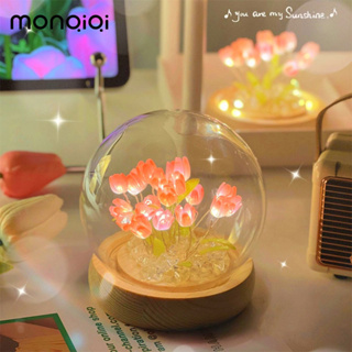 Lily of The Valley Flowers Night Light DIY Battery Operated Dome