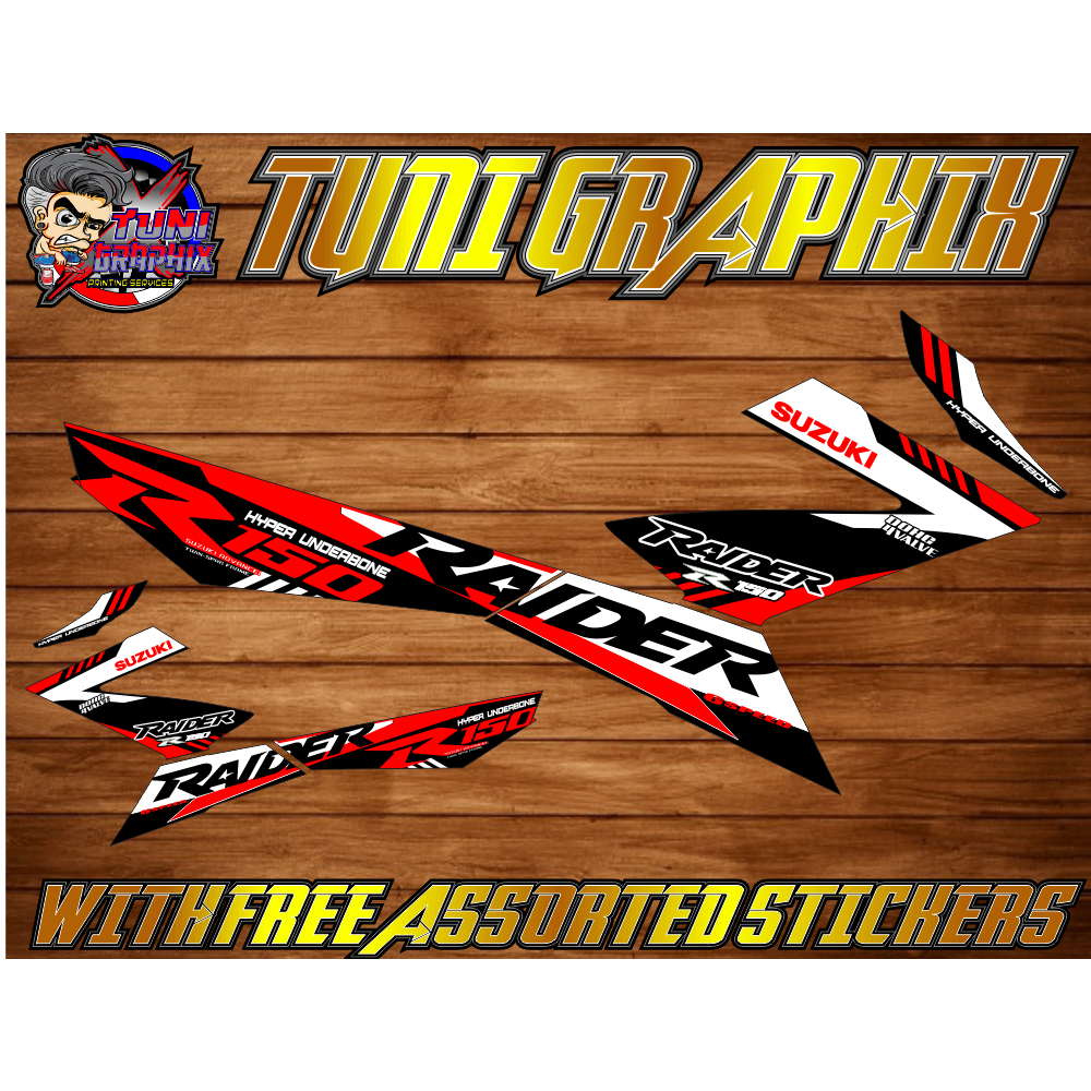 RAIDER 150 FI STOCK DECAL 2021 MODEL | Shopee Philippines