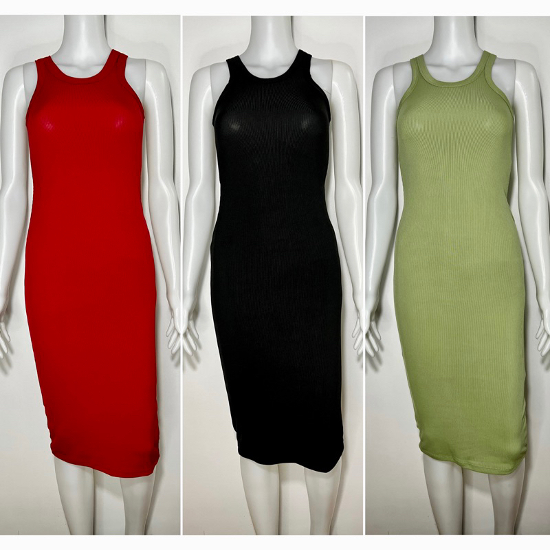 RACERBACK BODYCON DRESS | SEXY DRESS FIT XS-S | Shopee Philippines