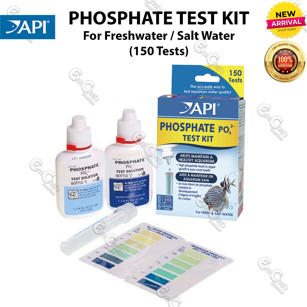 API Phosphate Test Kit 150 Tests For Freshwater and Saltwater Use Fmed Plnt Acc Waste Water Shopee Philippines