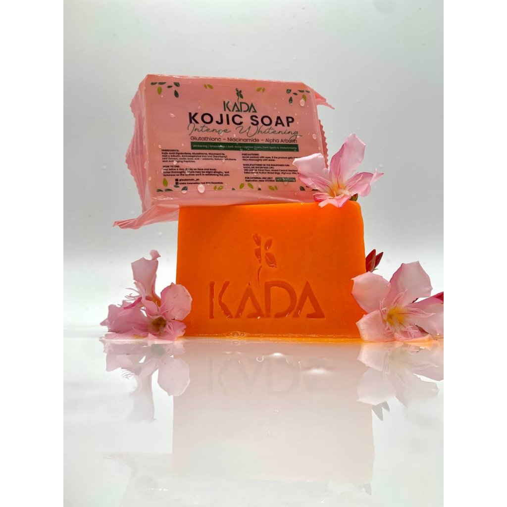 KADA Kojic Intense Whitening Soap with Glutathione, Niacinamide and Alpha Arbutin Shopee