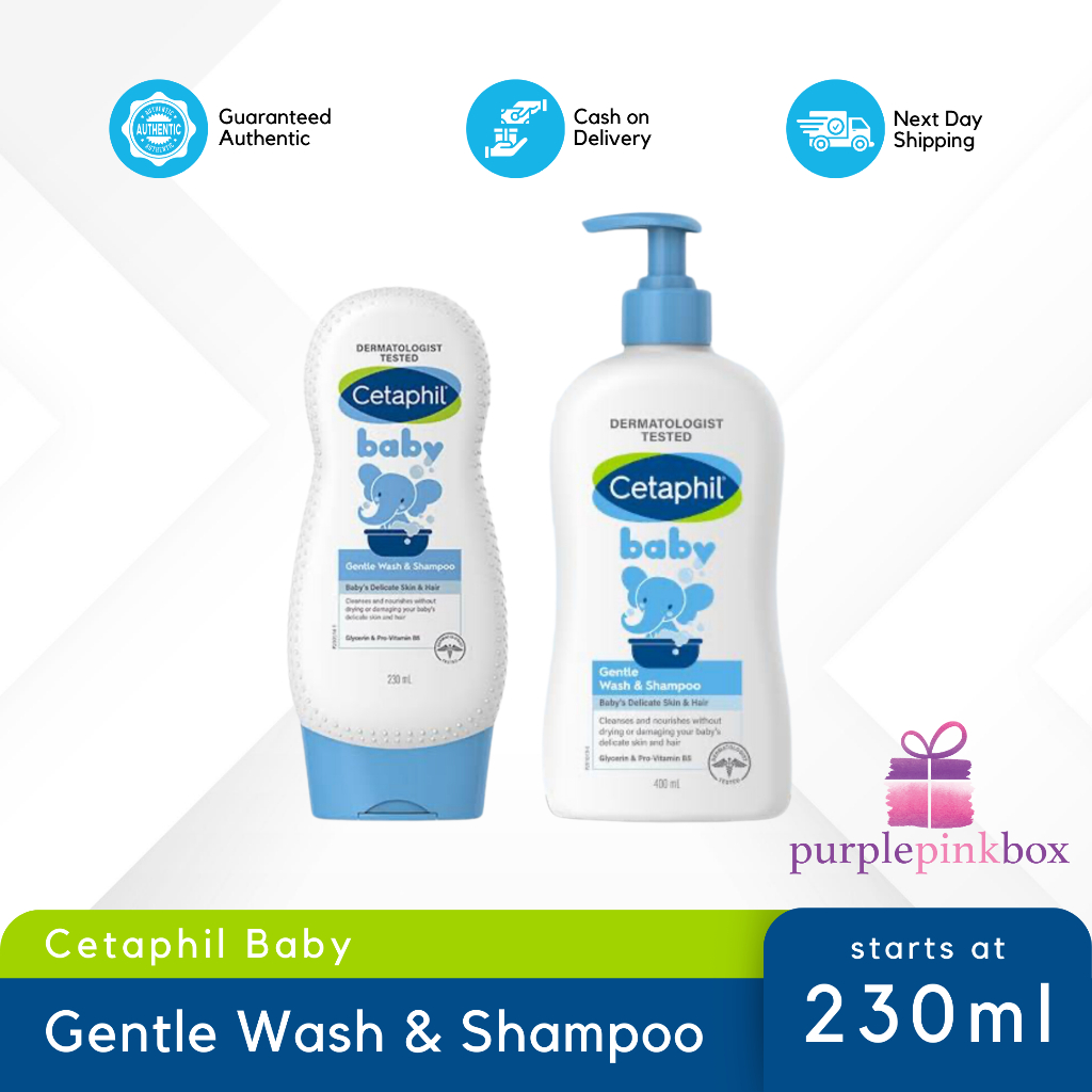 Cetaphil Baby Gentle Wash & Shampoo Glycerin/Panthenol 230ml Shopee