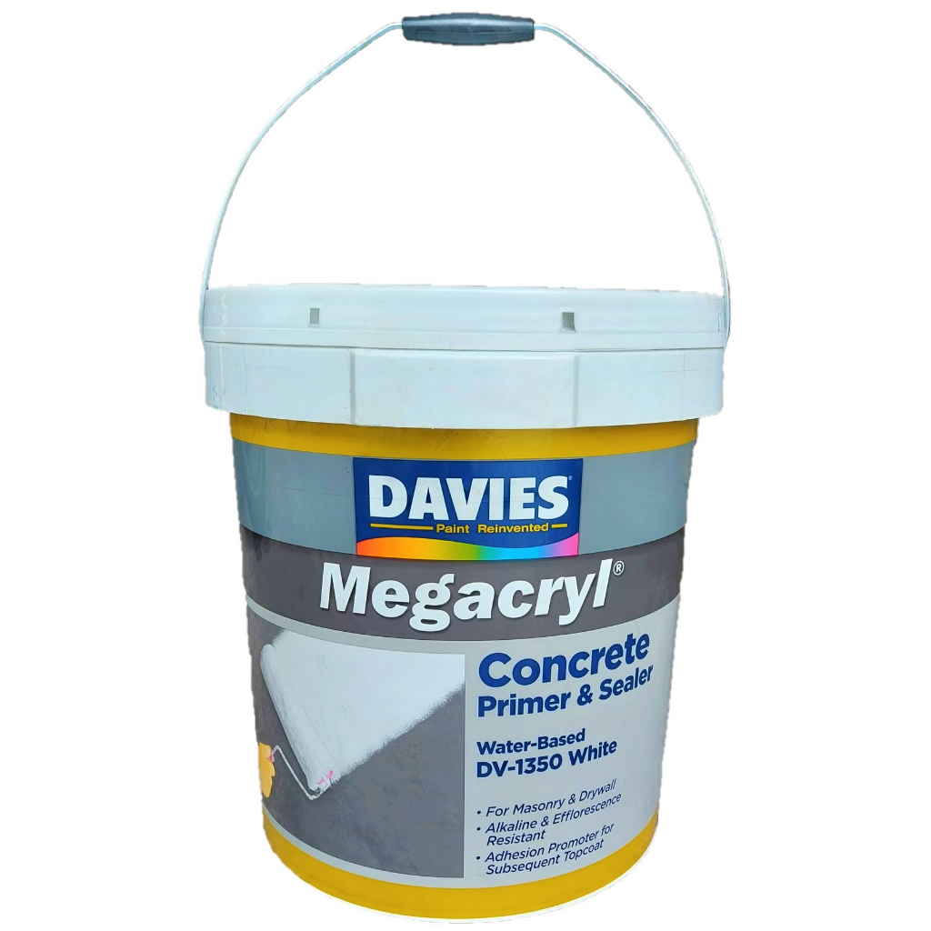 Davies Megacryl Concrete Primer and Sealer DV1350 White 16 Liters