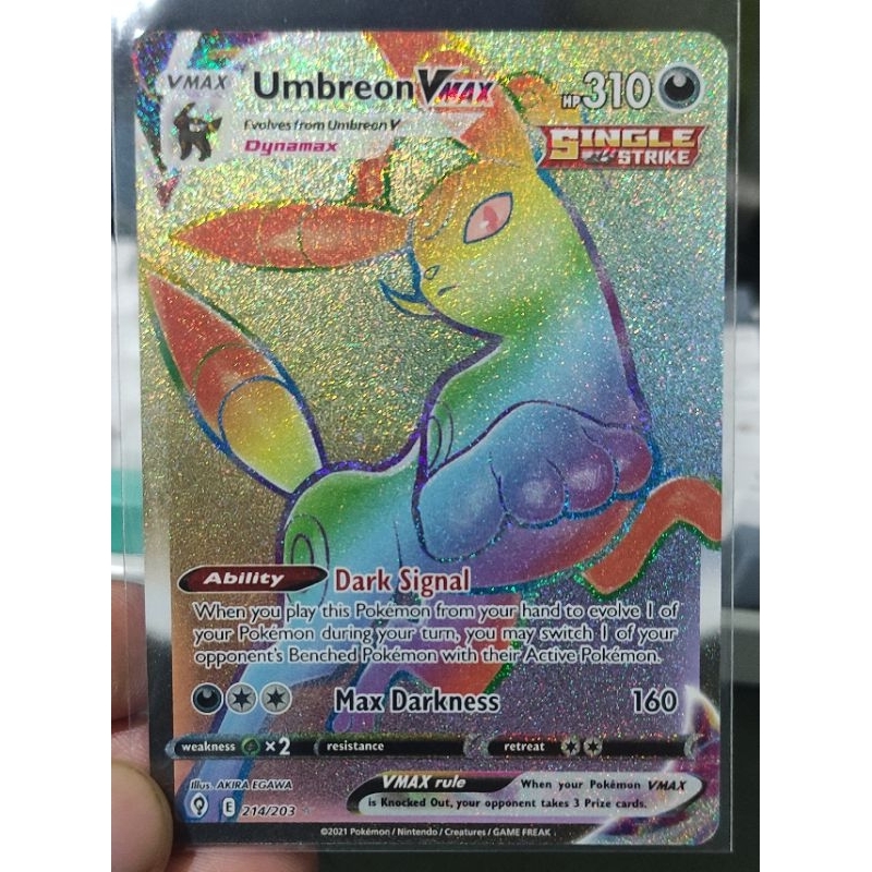 Umbreon VMAX Secret Rare | Shopee Philippines