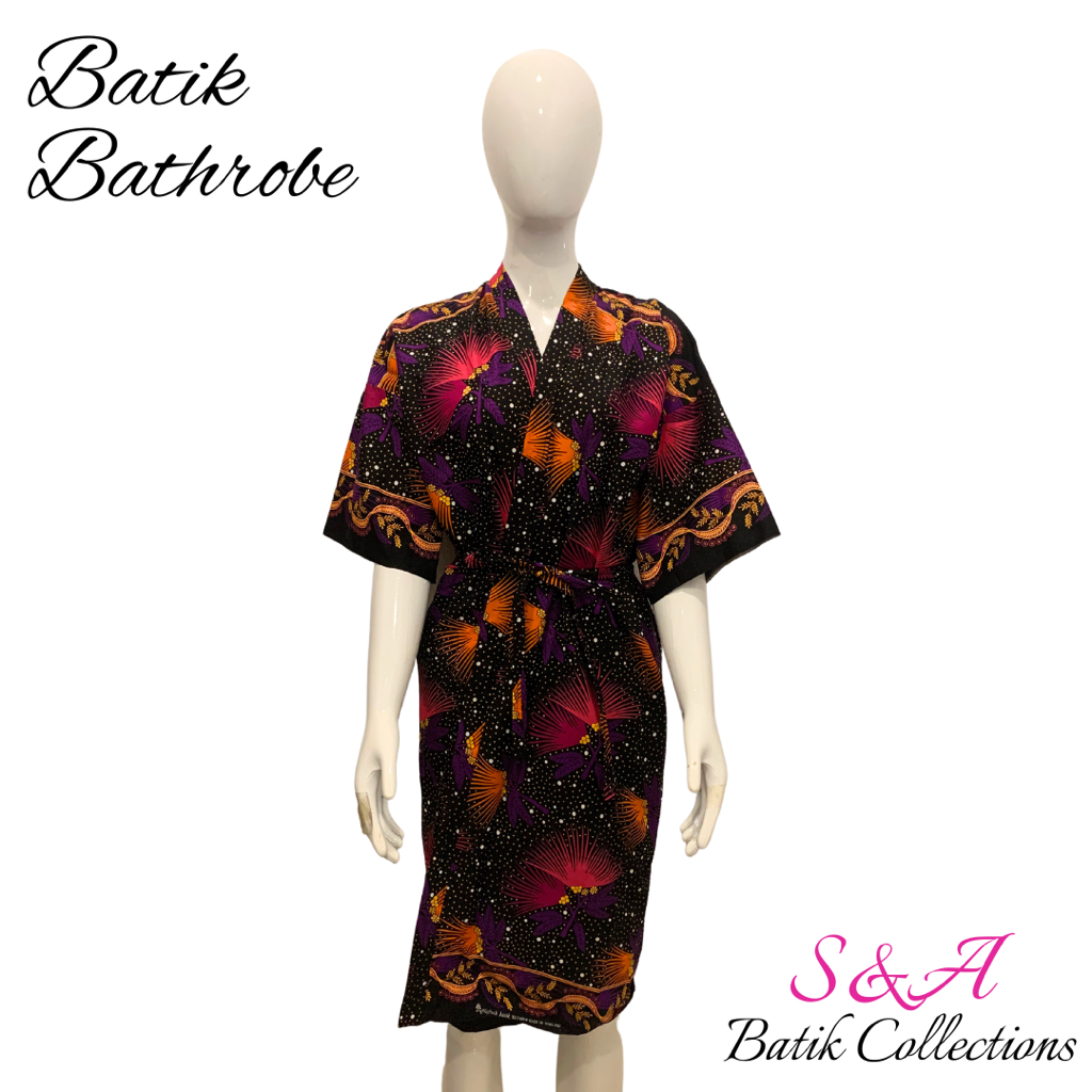Ethnic Designs Batik Bathrobe/Kimono | Shopee Philippines