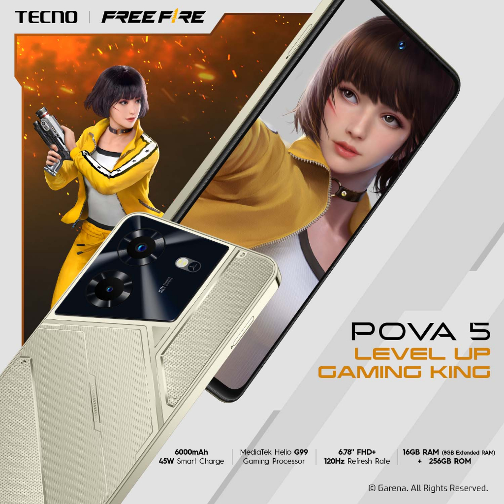 TECNO POVA 5 LH7n (8GB+128GB & 8GB+256GB) | Shopee Philippines