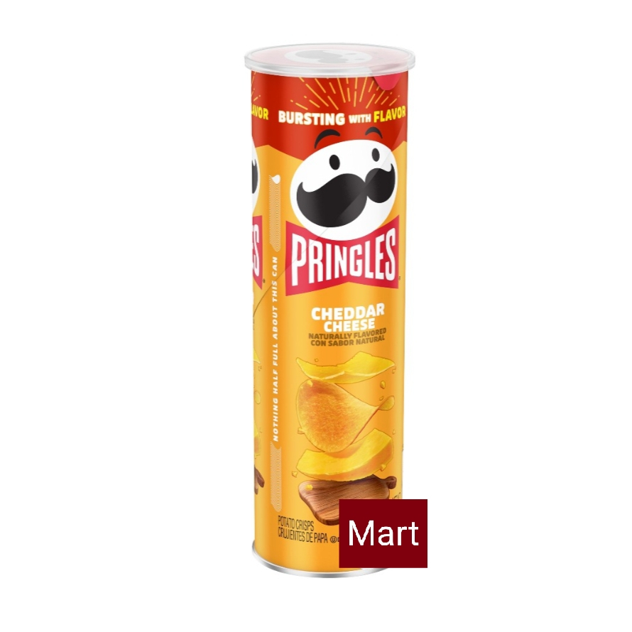 Pringles Cheddar Cheese Potato Crisps 158g Shopee Philippines