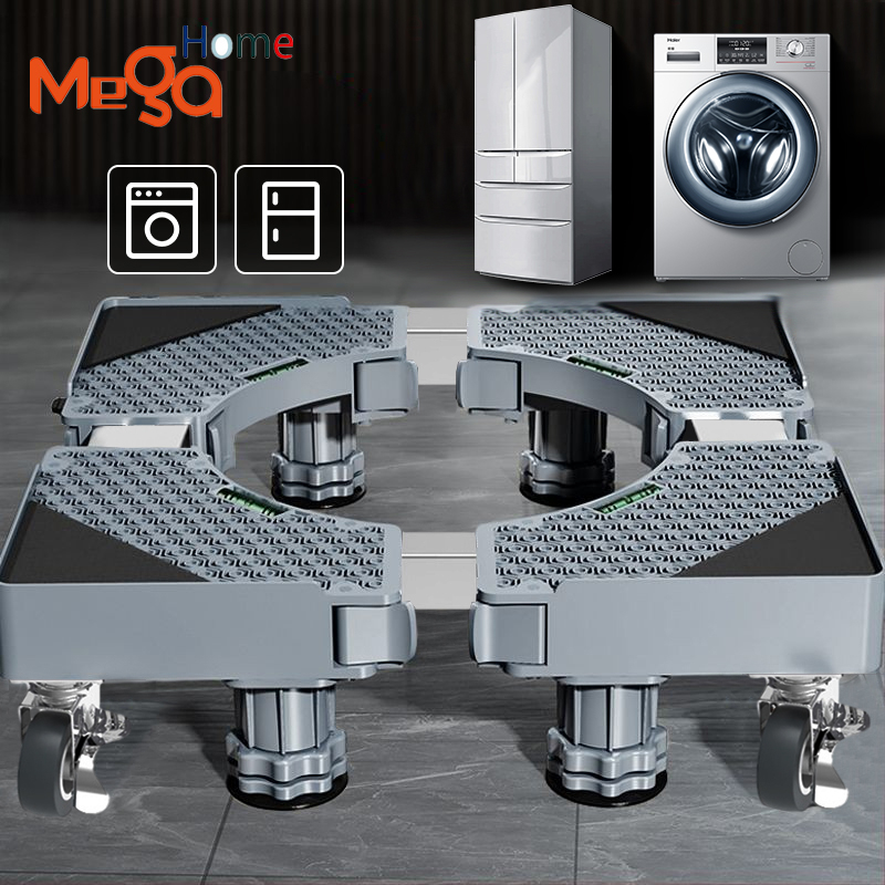 MegaHome Ref Stand Washing Movable Ref Trolley Washing Machine Stand ...