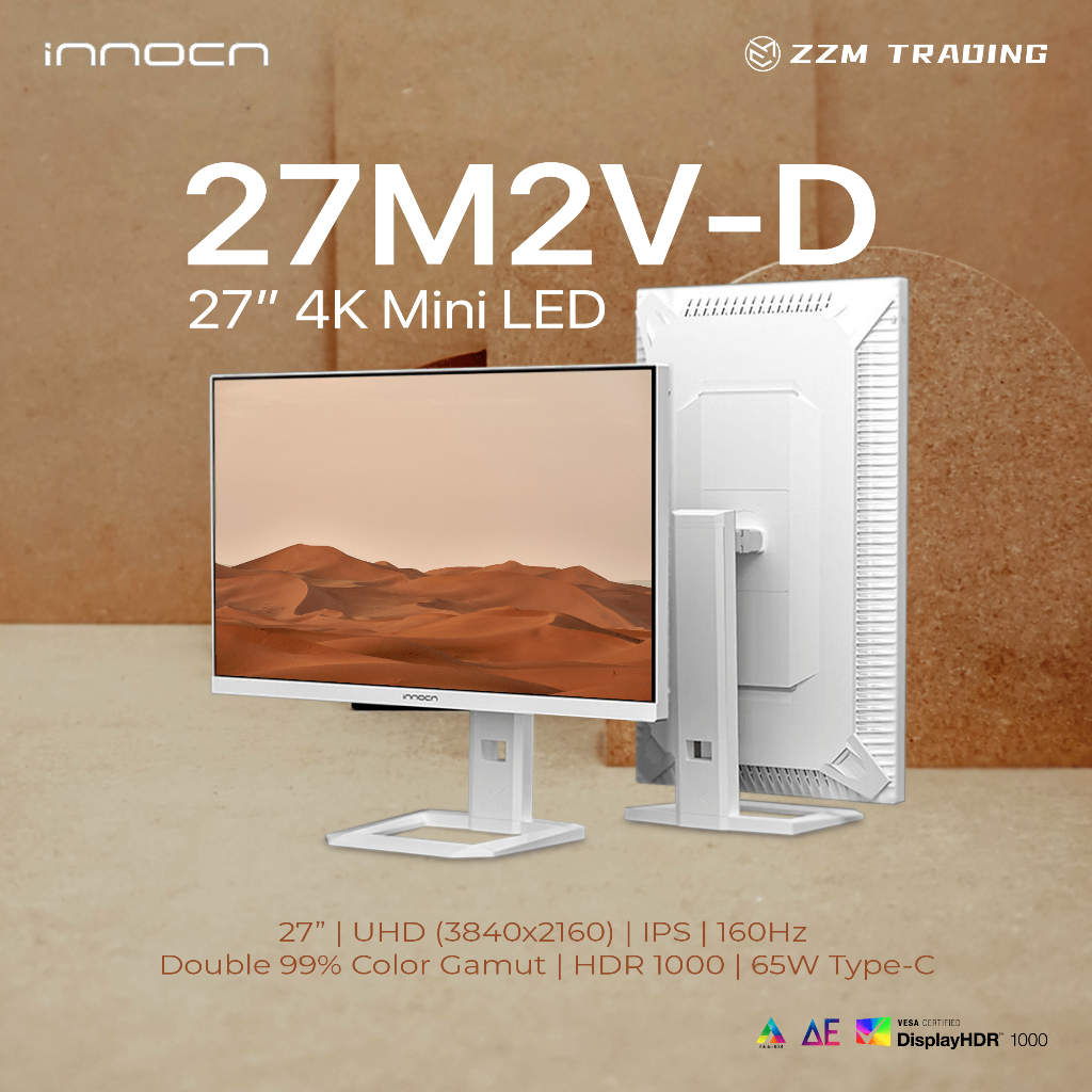 Innocn 27M2VD Monitor 27" 169 4K UHD 3.8K IPS Dual Color Gamut