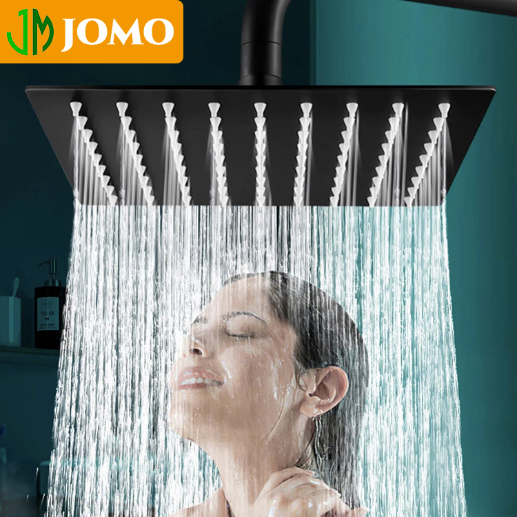 【JOMO】COD 8/10/12 Inch Ultra Thin 304 Stainless Steel Rain Shower Head ...