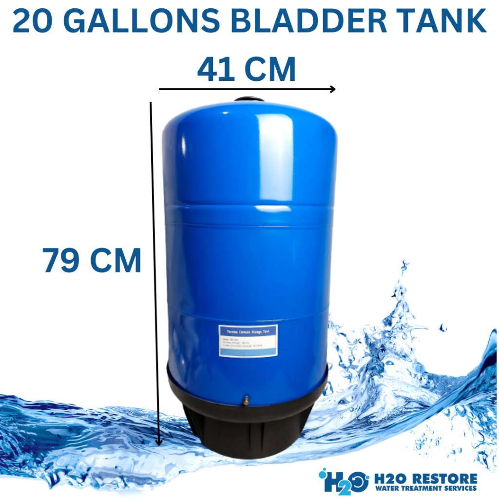 Water Filter 20 Gallons Bladder Tank for Reverse Osmosis | Shopee ...