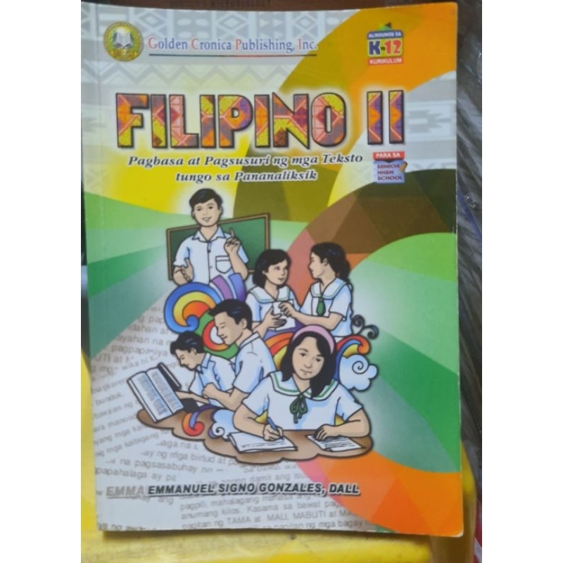 Filipino 2 Pagbasa at Pagsusuri ng mga Teksto Tungo sa Pananaliksik by ...