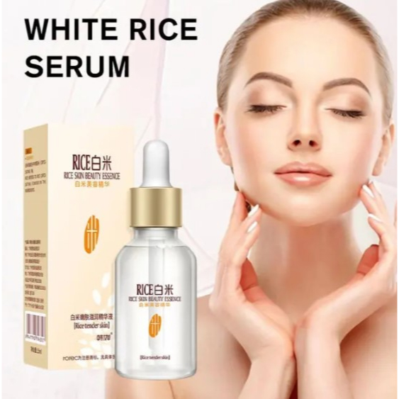 Rorec White Rice Essence Serum Whitening Protein Serum White Rice