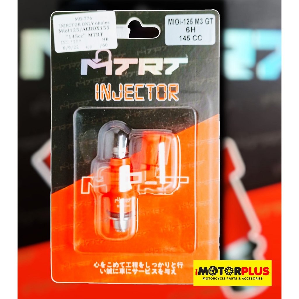 MTRT INJECTOR 6 HOLES/8 HOLES for MIO i125/Aerox 155 125cc/135cc/140cc ...