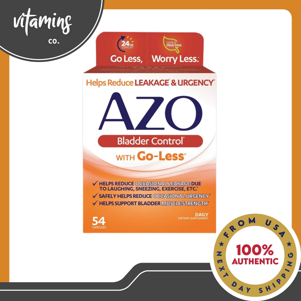 AZO Bladder Control with GoLess Helps Reduce leakage & Urgency (54