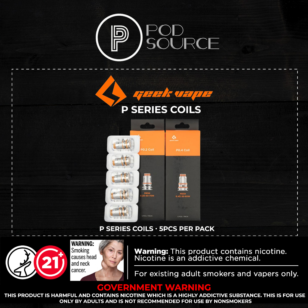 Geekvape P Series Coils 5 pcs per pack for Aegis Boost Pro, Pro Max