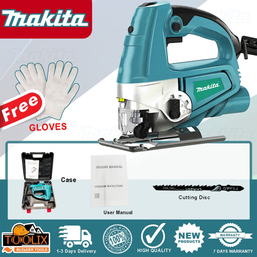 Makita Electric Jigsaw Power Tools Hand Jigsaw Carpentry Carpenter